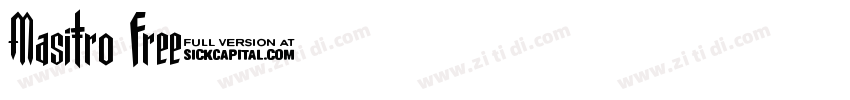 Masitro Free字体转换